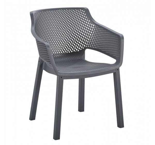 ΠΟΛΥΘΡΟΝΑ ΠΟΛΥΠΡΟΠΥΛΕΝΙΟΥ PEGGY HM6368.10 ΓΚΡΙ 60x55x79Υεκ