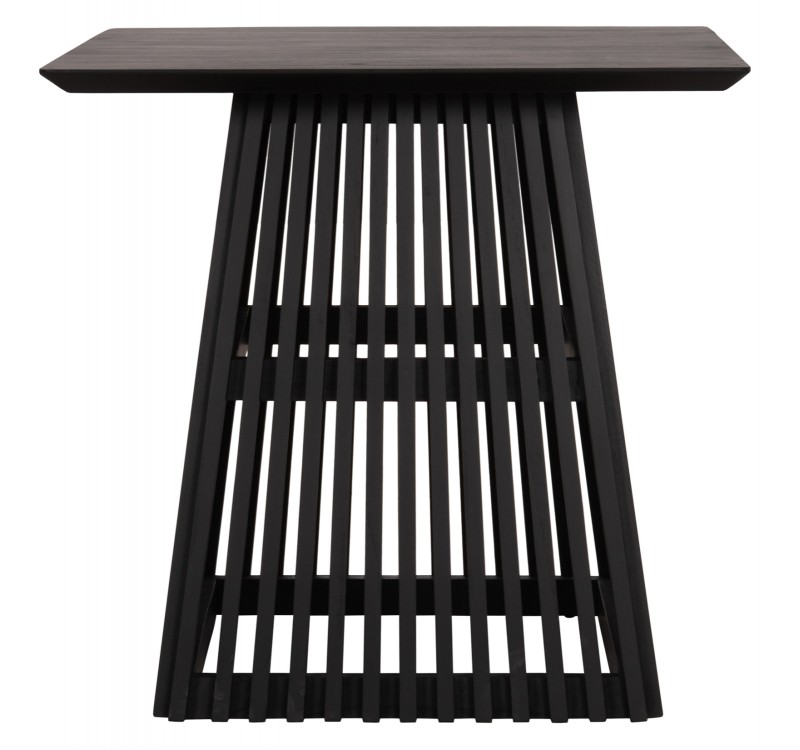 ΤΡΑΠΕΖΙ ΤΡΑΠΕΖΑΡΙΑΣ ΤΕΤΡΑΓΩΝΟ FRANTZ HM9458.02 MINDI ΞΥΛΟ ΜΑΥΡΟ 80x80x78Yεκ.