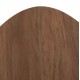ΒΟΗΘΗΤΙΚΟ ΤΡΑΠΕΖΙ ΟΒΑΛ ALPER HM18328 MDF SONAMA--ΜΕΤΑΛΛΟ ΛΕΥΚΟ 50x50x51Υεκ.