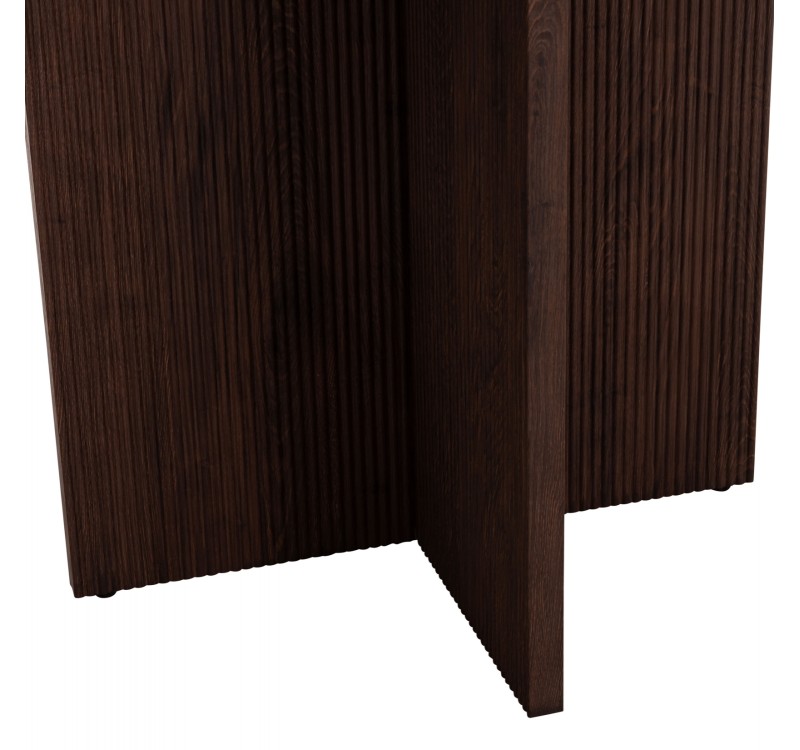 ΤΡΑΠΕΖΙ ΤΡΑΠΕΖΑΡΙΑΣ ΣΤΡΟΓΓΥΛΟ SKY HM18331 ΚΕΡΑΜΙΚΟ TOP ΟΨΗ ΤΡΑΒΕΡΤΙΝΑΣ Φ120x76Υεκ