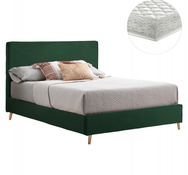 ΚΡΕΒΑΤΙ ΜΕ ΣΤΡΩΜΑ INDRA HM21280.04 ΚΥΠΑΡΙΣΣΙ ΒΕΛΟΥΔΟ--ΓΙΑ 160x200εκ