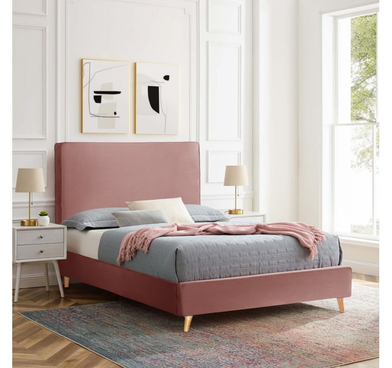 ΚΡΕΒΑΤΙ ΜΕ ΣΤΡΩΜΑ MAYLIN HM21281.01 ΣΑΠΙΟ ΜΗΛΟ ΒΕΛΟΥΔΟ--ΓΙΑ 120x200εκ
