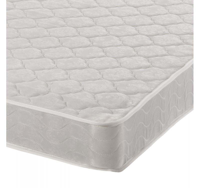 ΚΡΕΒΑΤΙ ΜΕ ΣΤΡΩΜΑ BECCA HM21283.01 ΛΕΥΚΟ PU--ΓΙΑ 150x200εκ