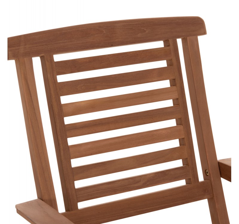 ΠΟΛΥΘΡΟΝΑ ΤΡΑΠΕΖΑΡΙΑΣ ΠΤΥΣΣΟΜΕΝΗ CRANDER HM6377 ΞΥΛΟ TEAK 53x63x90Υεκ.