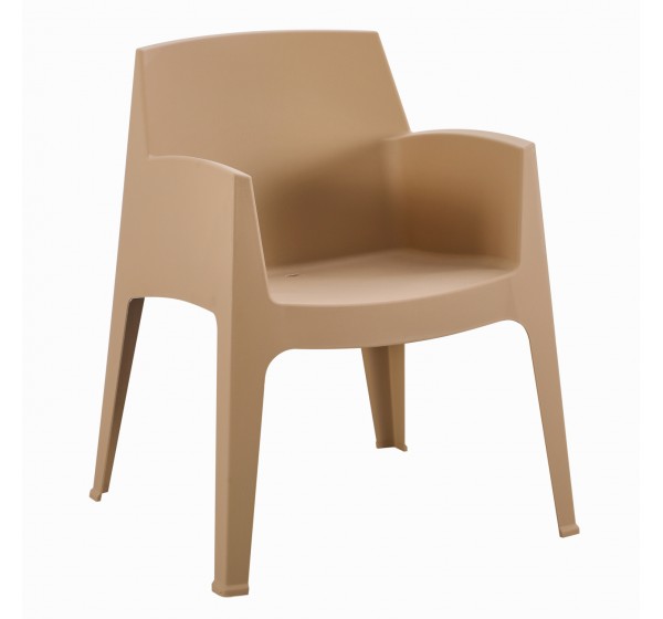 ΠΟΛΥΘΡΟΝΑ ΠΟΛΥΠΡΟΠΥΛΕΝΙΟΥ SLEEK HM6370.03 ΚΑΠΟΥΤΣΙΝΟ 68x63x82,5Υεκ.