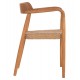 ΠΟΛΥΘΡΟΝΑ ΤΡΑΠΕΖΑΡΙΑΣ ROBBY HM18350 ΞΥΛΟ TEAK & ΣΧΟΙΝΙ VIRO ΦΥΣΙΚΟ 55x50x71Υεκ.