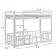 ΚΟΥΚΕΤΑ ΠΑΙΔΙΚΗ ΜΕ ΠΑΡΚΑΚΙ PLAYKID HM21312.01 ΞΥΛΟ ΠΕΥΚΟΥ ΛΕΥΚΟ--ME ΣΤΡΩΜΑ 90x190εκ