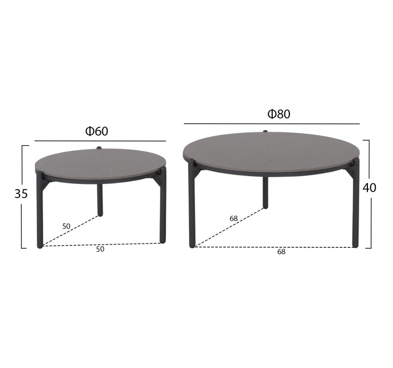 ΣΕΤ ΣΑΛΟΝΙ ΕΞ.ΧΩΡΟΥ 5ΤΜΧ MEMFIS HM6470.01 ΑΛΟΥΜΙΝΙΟ-ΣΧΟΙΝΙ-ΚΕΡΑΜΙΚΟ TOP---ΓΚΡΙ