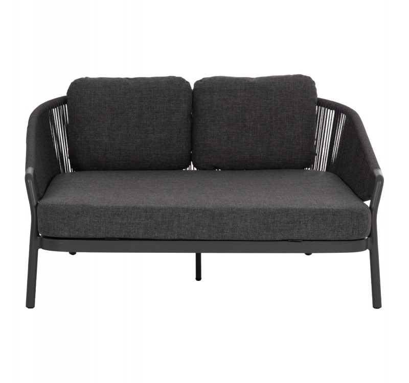 DAYBED ΣΕΙΡΑ XANTION ΗM6474.01 ΣΚΟΥΡΟ ΓΚΡΙ ΑΛΟΥΜΙΝΙΟ-ΣΧΟΙΝΙ-OLEFIN 157x147x88Υεκ