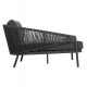 DAYBED ΣΕΙΡΑ XANTION ΗM6474.01 ΣΚΟΥΡΟ ΓΚΡΙ ΑΛΟΥΜΙΝΙΟ-ΣΧΟΙΝΙ-OLEFIN 157x147x88Υεκ