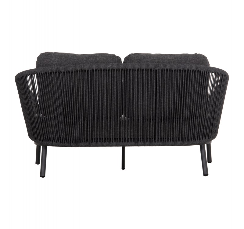 DAYBED ΣΕΙΡΑ XANTION ΗM6474.01 ΣΚΟΥΡΟ ΓΚΡΙ ΑΛΟΥΜΙΝΙΟ-ΣΧΟΙΝΙ-OLEFIN 157x147x88Υεκ
