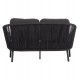 DAYBED ΣΕΙΡΑ XANTION ΗM6474.01 ΣΚΟΥΡΟ ΓΚΡΙ ΑΛΟΥΜΙΝΙΟ-ΣΧΟΙΝΙ-OLEFIN 157x147x88Υεκ