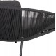 DAYBED ΣΕΙΡΑ XANTION ΗM6474.01 ΣΚΟΥΡΟ ΓΚΡΙ ΑΛΟΥΜΙΝΙΟ-ΣΧΟΙΝΙ-OLEFIN 157x147x88Υεκ