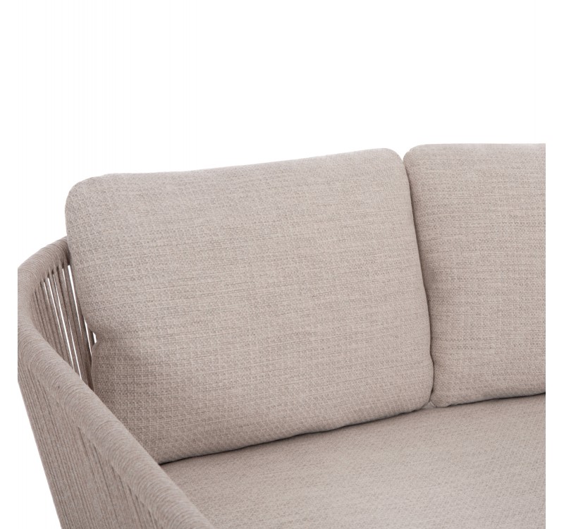 DAYBED ΣΕΙΡΑ XANTION HM6474.02 ΛΕΥΚΟ ΑΛΟΥΜΙΝΙΟ--ΣΧΟΙΝΙ--OLEFIN 157x147x88Υεκ