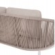 DAYBED ΣΕΙΡΑ XANTION HM6474.02 ΛΕΥΚΟ ΑΛΟΥΜΙΝΙΟ--ΣΧΟΙΝΙ--OLEFIN 157x147x88Υεκ