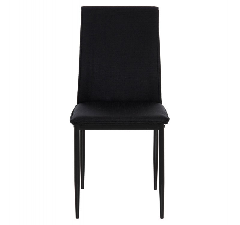 ΚΑΡΕΚΛΑ ΤΡΑΠΕΖΑΡΙΑΣ PERKY HM18347.02 ΜΑΥΡΟ ΥΦΑΣΜΑ & ΜΕΤΑΛΛΙΚΑ ΠΟΔΙΑ 44x60x87Υεκ