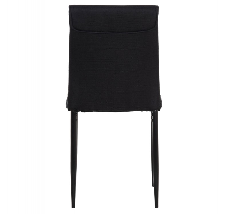 ΚΑΡΕΚΛΑ ΤΡΑΠΕΖΑΡΙΑΣ PERKY HM18347.02 ΜΑΥΡΟ ΥΦΑΣΜΑ & ΜΕΤΑΛΛΙΚΑ ΠΟΔΙΑ 44x60x87Υεκ