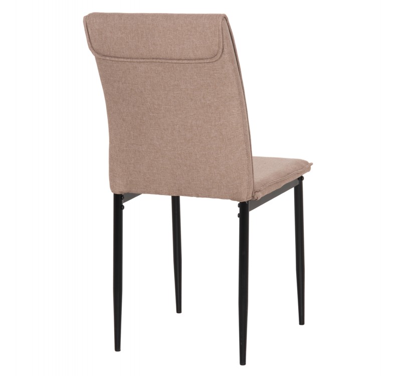 ΚΑΡΕΚΛΑ ΤΡΑΠΕΖΑΡΙΑΣ PERKY HM18347.04 ΜΠΕΖ ΥΦΑΣΜΑ-ΜΕΤΑΛ. ΠΟΔΙΑ ΜΑΥΡΑ 44x60x87Υεκ