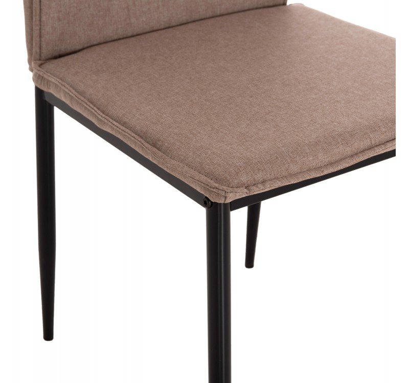 ΚΑΡΕΚΛΑ ΤΡΑΠΕΖΑΡΙΑΣ PERKY HM18347.04 ΜΠΕΖ ΥΦΑΣΜΑ-ΜΕΤΑΛ. ΠΟΔΙΑ ΜΑΥΡΑ 44x60x87Υεκ