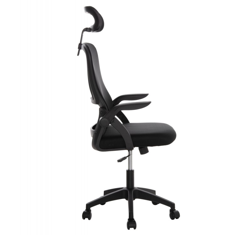 ΚΑΡΕΚΛΑ ΓΡΑΦΕΙΟΥ BLAZER HM1205.01 ΜΑΥΡΟ MESH-ΜΑΥΡΟΣ ΣΚΕΛΕΤΟΣ 60x58x110-130Υεκ.