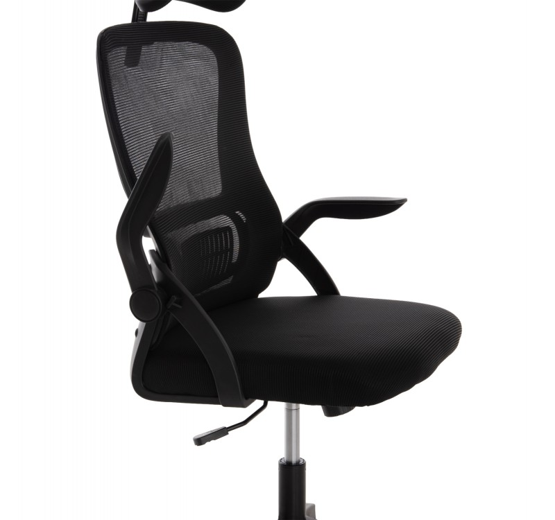 ΚΑΡΕΚΛΑ ΓΡΑΦΕΙΟΥ BLAZER HM1205.01 ΜΑΥΡΟ MESH-ΜΑΥΡΟΣ ΣΚΕΛΕΤΟΣ 60x58x110-130Υεκ.