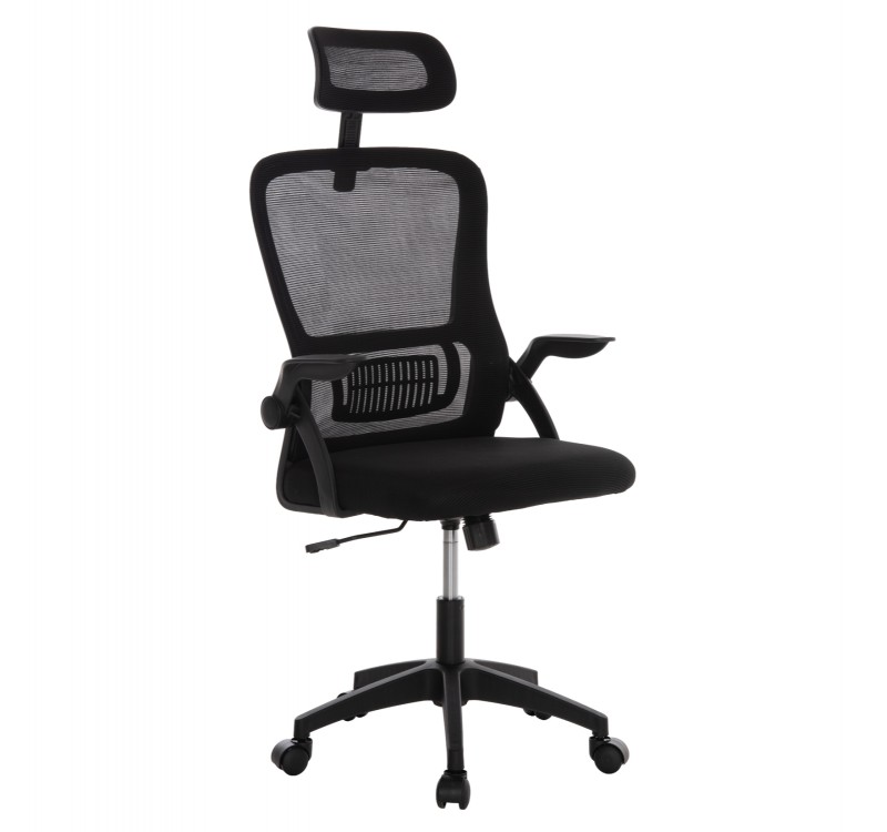 ΚΑΡΕΚΛΑ ΓΡΑΦΕΙΟΥ BLAZER HM1205.01 ΜΑΥΡΟ MESH-ΜΑΥΡΟΣ ΣΚΕΛΕΤΟΣ 60x58x110-130Υεκ.