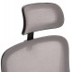 ΚΑΡΕΚΛΑ ΓΡΑΦΕΙΟΥ BLAZER HM1205.05 ΓΚΡΙ MESH-ΜΑΥΡΟΣ ΣΚΕΛΕΤΟΣ 60x58x110-130Υεκ.