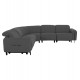ΓΩΝΙΑΚΟΣ ΚΑΝΑΠΕΣ ΜΕ RECLINE ORACLE HM3290.01 ΓΚΡΙ ΥΦΑΣΜΑ 260x260x90(κάθισμα)x94Υεκ.