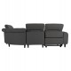 ΓΩΝΙΑΚΟΣ ΚΑΝΑΠΕΣ ΜΕ RECLINE ORACLE HM3290.01 ΓΚΡΙ ΥΦΑΣΜΑ 260x260x90(κάθισμα)x94Υεκ.
