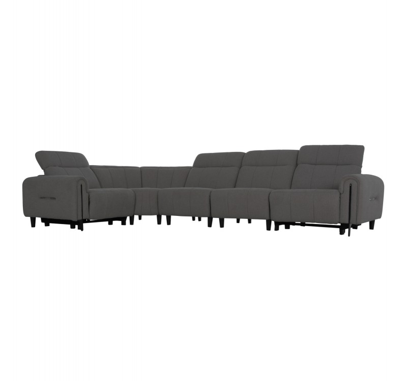 ΓΩΝΙΑΚΟΣ ΚΑΝΑΠΕΣ ΜΕ RECLINE ORACLE HM3290.01 ΓΚΡΙ ΥΦΑΣΜΑ 260x260x90(κάθισμα)x94Υεκ.