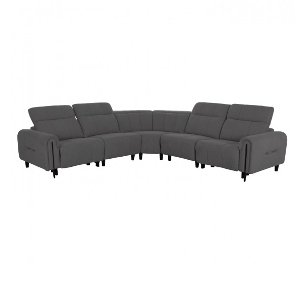 ΓΩΝΙΑΚΟΣ ΚΑΝΑΠΕΣ ΜΕ RECLINE ORACLE HM3290.01 ΓΚΡΙ ΥΦΑΣΜΑ 260x260x90(κάθισμα)x94Υεκ.