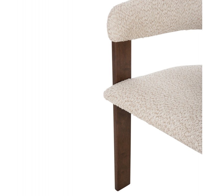 ΣΕΤ ΤΡΑΠΕΖΑΡΙΑΣ 7ΤΜΧ ZARRA HM21338.01 ΤΡΑΠΕΖΙ ΑΠΟ MDF--ΚΑΡΕΚΛΕΣ ΜΕ ΜΠΟΥΚΛΕ ΥΦΑΣΜΑ