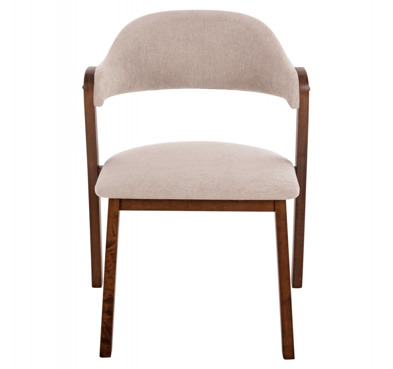 ΣΕΤ ΤΡΑΠΕΖΑΡΙΑΣ 9ΤΜΧ RIDER HM21341 ΤΡΑΠΕΖΙ ΑΠΟ MDF--ΚΑΡΕΚΛΕΣ RUBBERWOOD & ΥΦΑΣΜΑ