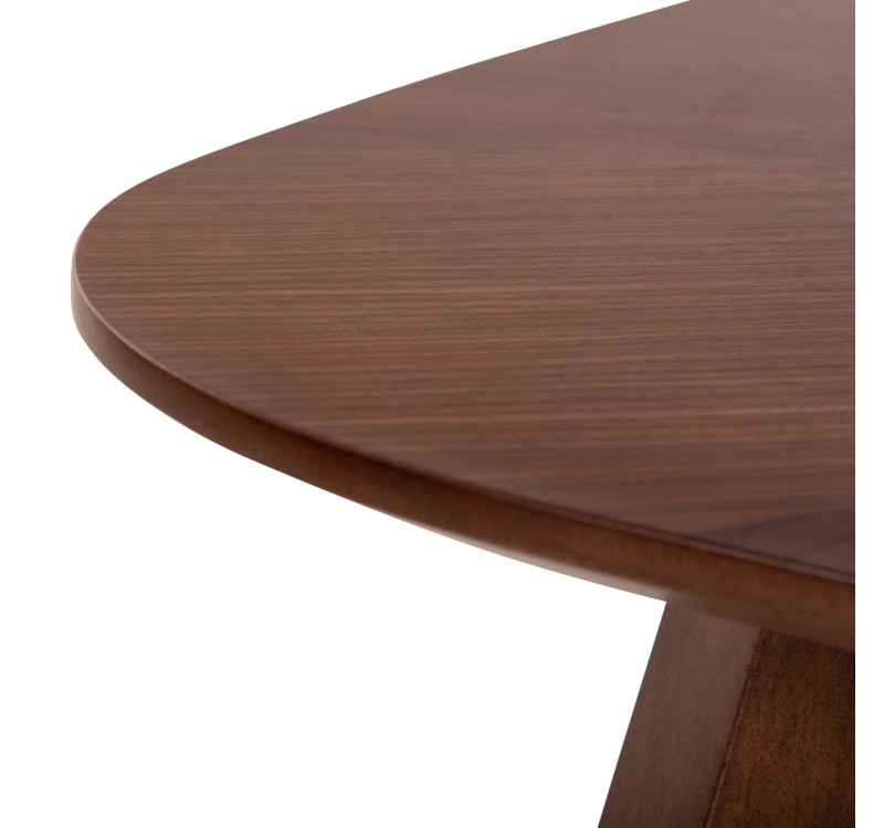 ΣΕΤ ΤΡΑΠΕΖΑΡΙΑΣ 9ΤΜΧ RIDER HM21341 ΤΡΑΠΕΖΙ ΑΠΟ MDF--ΚΑΡΕΚΛΕΣ RUBBERWOOD & ΥΦΑΣΜΑ