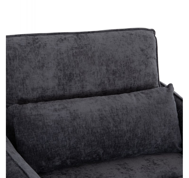 ΠΟΛΥΘΡΟΝΑ-ΚΡΕΒΑΤΙ ORYN HM3307.01 ΓΚΡΙ ΥΦΑΣΜΑ 85x88x78Υεκ.