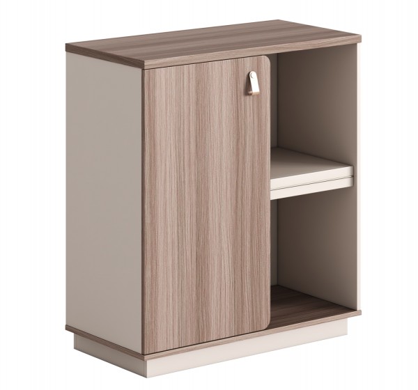 ΝΤΟΥΛΑΠΙ/ΒΙΒΛΙΟΘΗΚΗ ΣΕΙΡΑ SUPERON HM2143 ΜΕΛΑΜΙΝΗ ΜΠΕΖ & ΦΥΣΙΚΟ 80x40x90Υεκ.