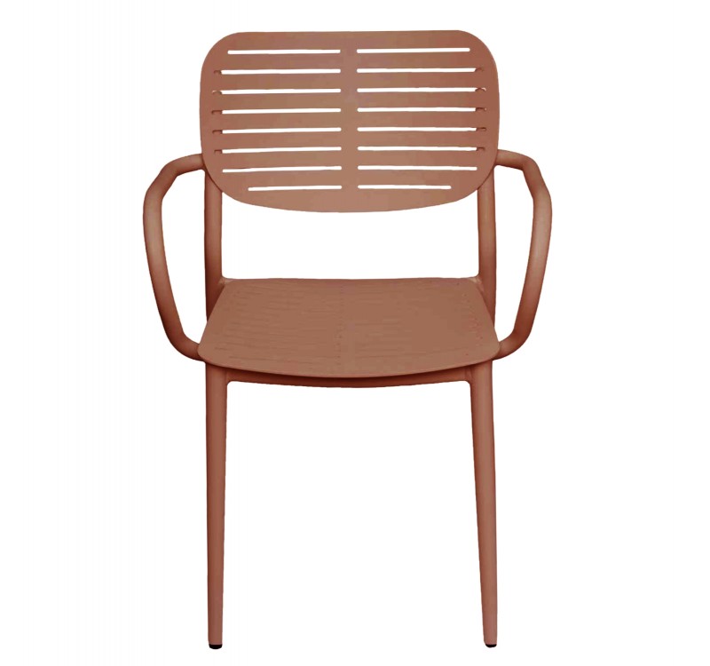 ΠΟΛΥΘΡΟΝΑ ΤΡΑΠΕΖΑΡΙΑΣ HILLIARD HM6644.08 ΑΛΟΥΜΙΝΙΟ ΣΕ TERRACOTTA 58x52x78Υεκ