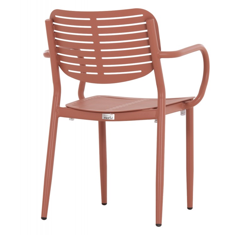 ΠΟΛΥΘΡΟΝΑ ΤΡΑΠΕΖΑΡΙΑΣ HILLIARD HM6644.08 ΑΛΟΥΜΙΝΙΟ ΣΕ TERRACOTTA 58x52x78Υεκ