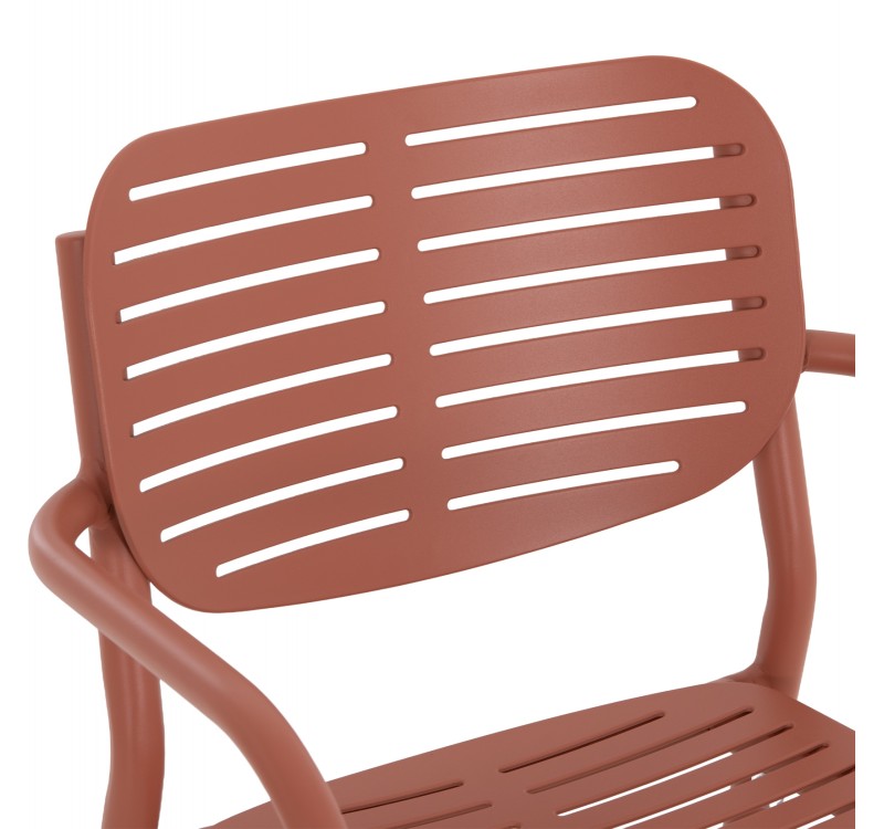 ΠΟΛΥΘΡΟΝΑ ΤΡΑΠΕΖΑΡΙΑΣ HILLIARD HM6644.08 ΑΛΟΥΜΙΝΙΟ ΣΕ TERRACOTTA 58x52x78Υεκ