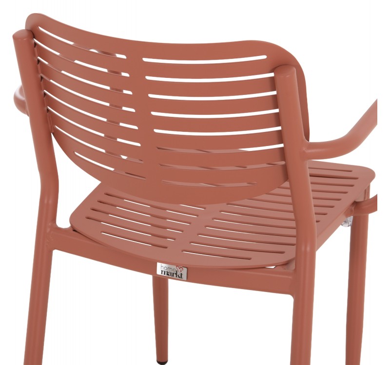 ΠΟΛΥΘΡΟΝΑ ΤΡΑΠΕΖΑΡΙΑΣ HILLIARD HM6644.08 ΑΛΟΥΜΙΝΙΟ ΣΕ TERRACOTTA 58x52x78Υεκ