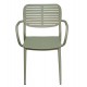 ΠΟΛΥΘΡΟΝΑ ΤΡΑΠΕΖΑΡΙΑΣ HILLIARD HM6644.07 ΑΛΟΥΜΙΝΙΟ ΣΕ OLIVE GREEN 58x52x78Υεκ