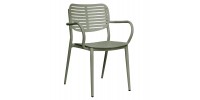 ΠΟΛΥΘΡΟΝΑ ΤΡΑΠΕΖΑΡΙΑΣ HILLIARD HM6644.07 ΑΛΟΥΜΙΝΙΟ ΣΕ OLIVE GREEN 58x52x78Υεκ