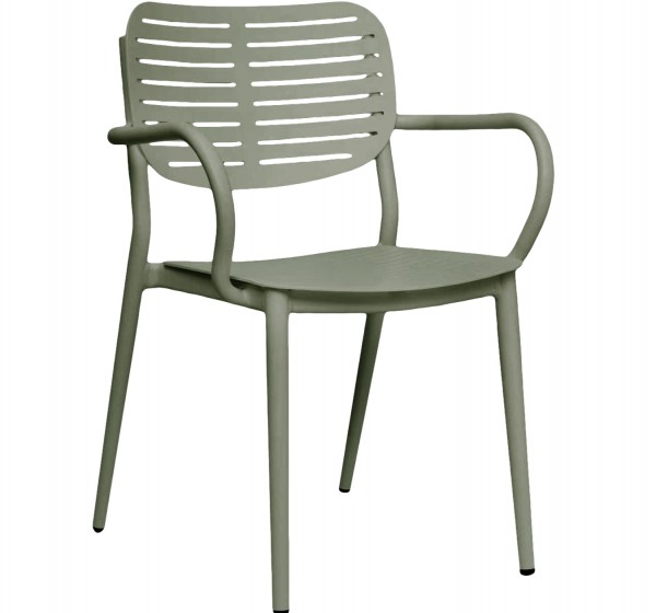 ΠΟΛΥΘΡΟΝΑ ΤΡΑΠΕΖΑΡΙΑΣ HILLIARD HM6644.07 ΑΛΟΥΜΙΝΙΟ ΣΕ OLIVE GREEN 58x52x78Υεκ