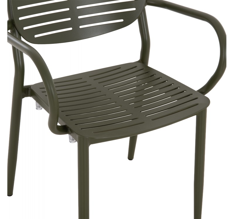 ΠΟΛΥΘΡΟΝΑ ΤΡΑΠΕΖΑΡΙΑΣ HILLIARD HM6644.07 ΑΛΟΥΜΙΝΙΟ ΣΕ OLIVE GREEN 58x52x78Υεκ