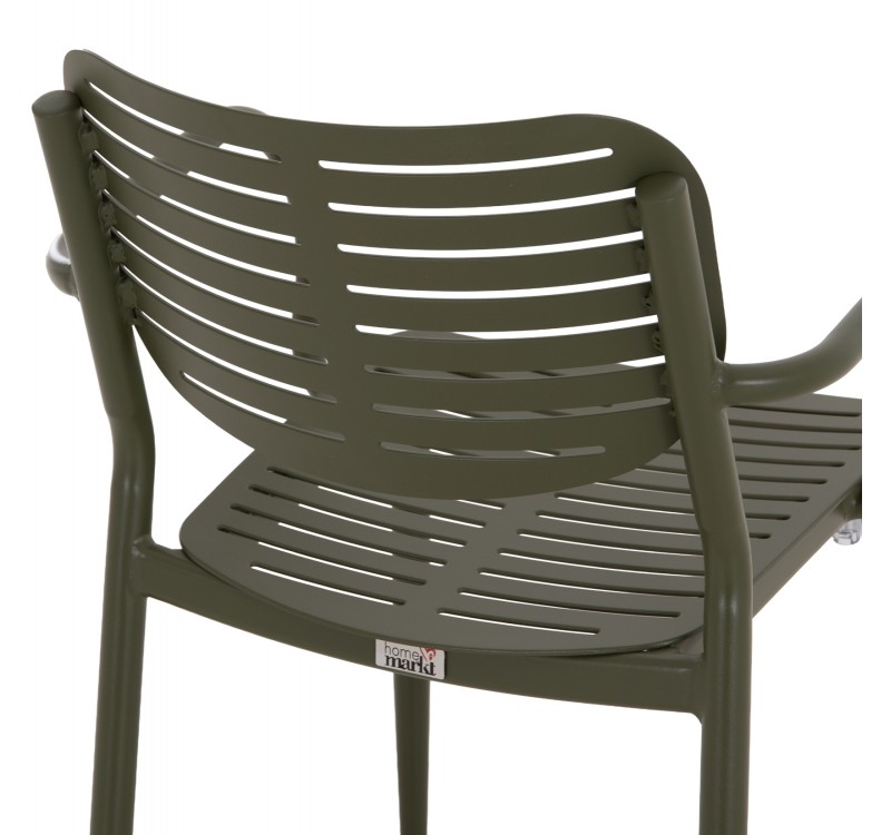 ΠΟΛΥΘΡΟΝΑ ΤΡΑΠΕΖΑΡΙΑΣ HILLIARD HM6644.07 ΑΛΟΥΜΙΝΙΟ ΣΕ OLIVE GREEN 58x52x78Υεκ