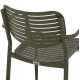 ΠΟΛΥΘΡΟΝΑ ΤΡΑΠΕΖΑΡΙΑΣ HILLIARD HM6644.07 ΑΛΟΥΜΙΝΙΟ ΣΕ OLIVE GREEN 58x52x78Υεκ