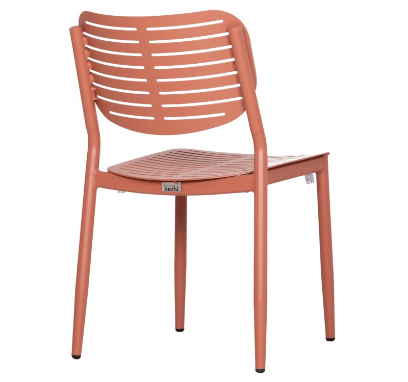 ΚΑΡΕΚΛΑ ΤΡΑΠΕΖΑΡΙΑΣ HILLIARD HM6645.08 ΑΛΟΥΜΙΝΙΟ ΣΕ TERRACOTTA 46x54x78Υεκ
