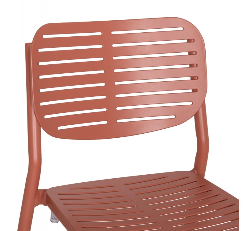 ΚΑΡΕΚΛΑ ΤΡΑΠΕΖΑΡΙΑΣ HILLIARD HM6645.08 ΑΛΟΥΜΙΝΙΟ ΣΕ TERRACOTTA 46x54x78Υεκ