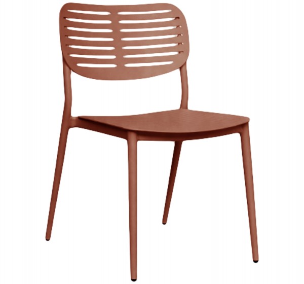 ΚΑΡΕΚΛΑ ΤΡΑΠΕΖΑΡΙΑΣ HILLIARD HM6645.08 ΑΛΟΥΜΙΝΙΟ ΣΕ TERRACOTTA 46x54x78Υεκ