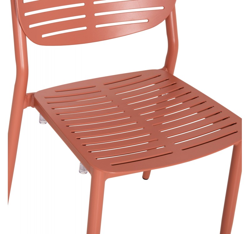 ΚΑΡΕΚΛΑ ΤΡΑΠΕΖΑΡΙΑΣ HILLIARD HM6645.08 ΑΛΟΥΜΙΝΙΟ ΣΕ TERRACOTTA 46x54x78Υεκ